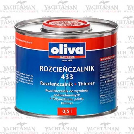 Rozcieńczalnik Oliva 433 do farb i lakierów poliuratanowych - Marina, Teknodur 290