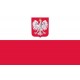 Bandera 20x30cm, Banderka, flaga Polski z Godłem