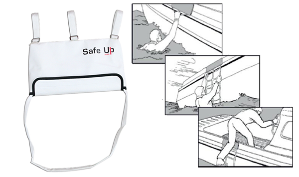 Instrukcja działania jachtowej drabinki bezpieczeństwa Safe-up M.O.B.